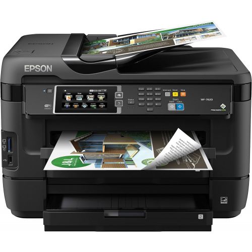 엡손 Epson EPSON (C11CC97201) WorkForce WF-7620 Wireless Color All-in-One Inkjet Printer with Scanner and Copier, Amazon Replenishment Enabled