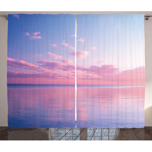  Ambesonne Tuscan Decor Collection, Ancient Italian Street in Small Provincial Town of Tuscan Italy Europe, Window Treatments, Living Room Bedroom Curtain 2 Panels Set, 108 X 84 Inc