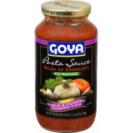 Goya Foods Pasta Sauce All Natural Chunky, Garlic & Cilantro, 25 Ounce (Pack of 12)