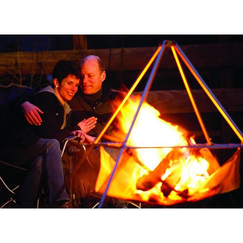  Fire To Go BLOW OUT SALE! The Wanderer 35 Inch Stainless Steel FOLDING Portable Fire Pit MADE IN AMERICA!