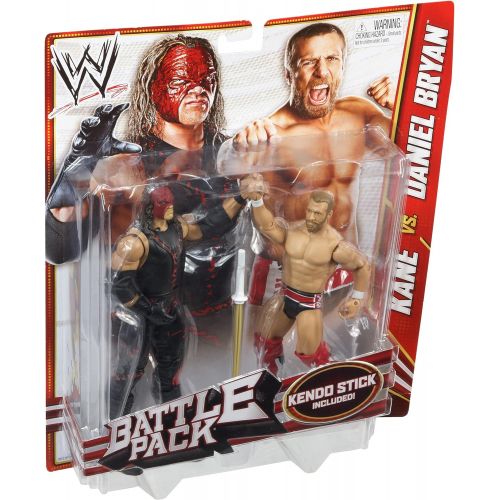 더블유더블유이 WWE Series 21 Battle Pack: Daniel Bryan vs. Kane Figure, 2-Pack