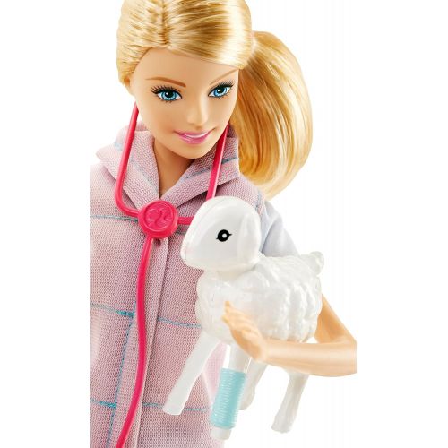 바비 Barbie Careers Farm Vet Doll & Playset