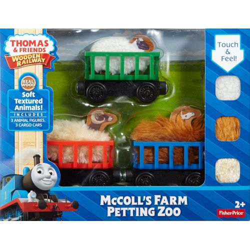 피셔프라이스 [아마존베스트]Fisher-Price Thomas & Friends Wooden Railway, McColls Farm Petting Zoo