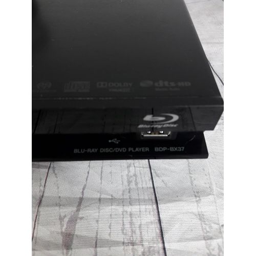 소니 Sony BDP-BX37 1080p Upscaling Blu-ray Disc DVD Player wHDMI, LAN & USB