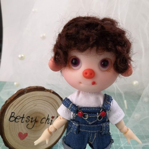  Betsy Child Ball Jointed Doll, OB11 hand made doll, BJD Clothing Set