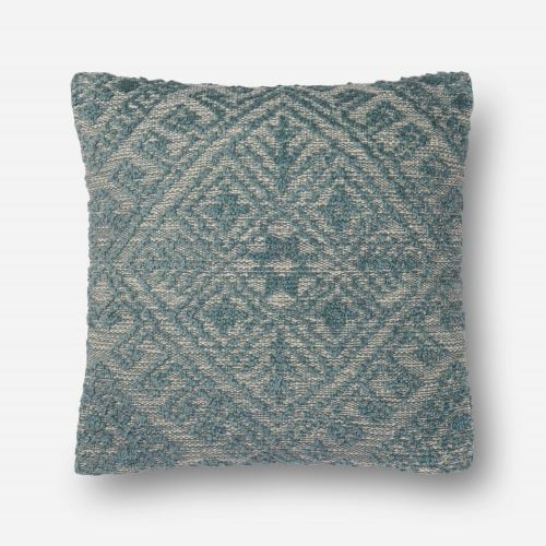  Loloi P0550 Cotton & Wool Pillow Cover wPolyester Fill