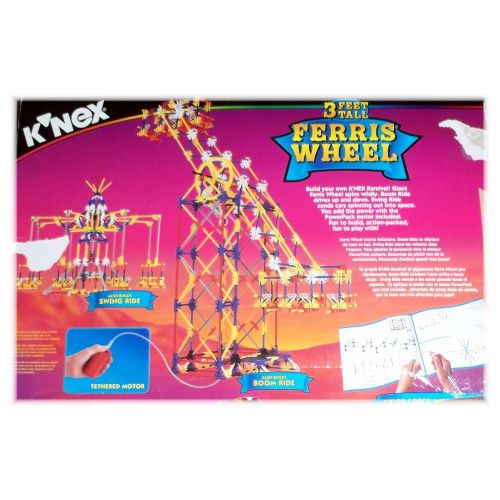 케이넥스 KNEX Knex 3 Feet Tall Ferris Wheel - Builds 3 Models Including Swing Ride and Boom Ride - 1000 pieces
