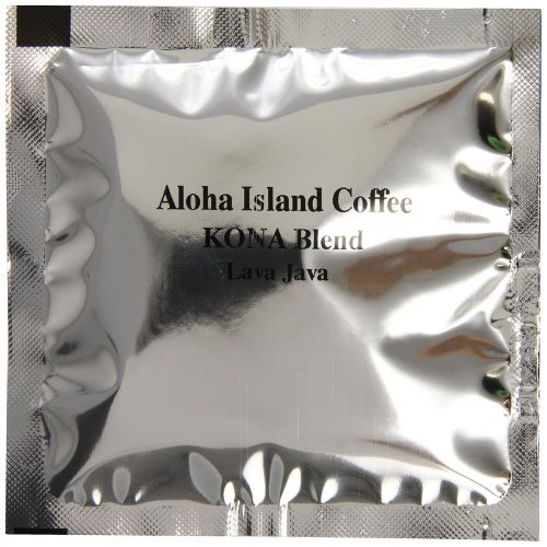  Aloha Island Lava Java Dark Roast Kona Blend Coffee Pods, 36-8g Coffee Pods