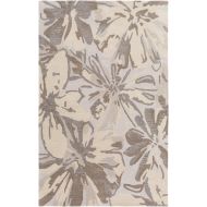 Surya ATH-5135 Hand Tufted Floral and Paisley Accent Rug, 2-Feet by 4-Feet Hearth