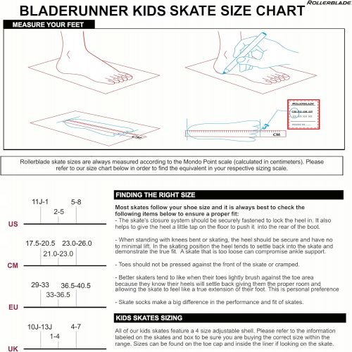 롤러블레이드 Rollerblade Bladerunner Phoenix G - Patines en linea ajustables para nias, 72 mm80 A, ruedas ABEC3, blancorosa, talla 5 a 8