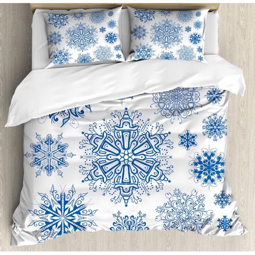  Boys Room Duvet Cover Set Twin Size by Lunarable, Doodle Style Video Games Typography Design with a Controller Sketch Artwork, Decorative 2 Piece Bedding Set with 1 Pillow Sham, Bl