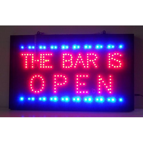  Neonetics 5BRLED The Bar is Open LED Sign