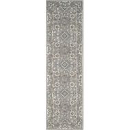 Safavieh Blossom Collection BLM218A Handmade Grey Premium Wool Runner (23 x 8)