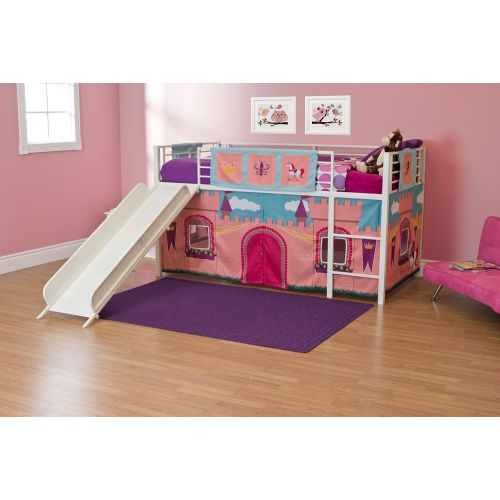  DHP Curtain Set for Junior Loft Bed with Princess Castle Design