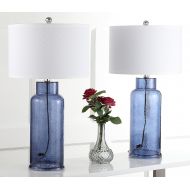 Safavieh Lighting Collection Bottle Glass Bronze 29-inch Table Lamp (Set of 2)