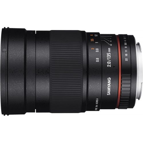  Samyang 135mm f2.0 ED UMC Telephoto Lens for Pentax Digital SLR Cameras