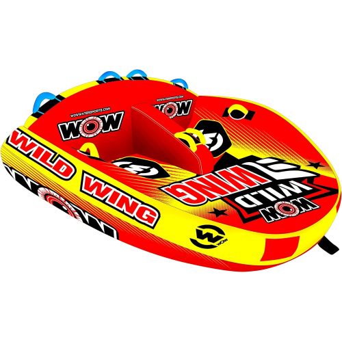  [아마존베스트]WOW Sports Towable Wild Wing Front and Back Tow Points Inflatable Raft
