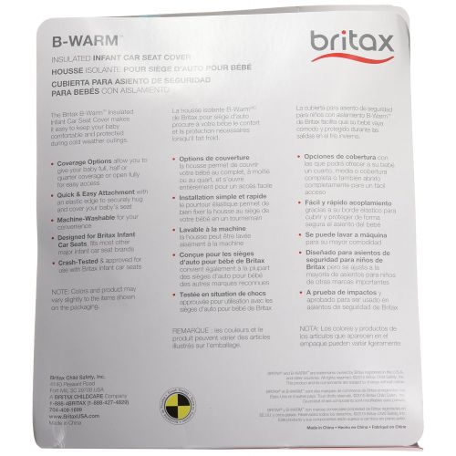  BRITAX Britax B-Warm Insulated Infant Car Seat Cover, Polar Mist