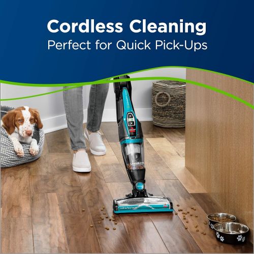  Bissell BISSELL Adapt Ion Pet 10.8V Lithium Ion 2 in 1 Cordless Stick Vacuum, Teal, 2286A