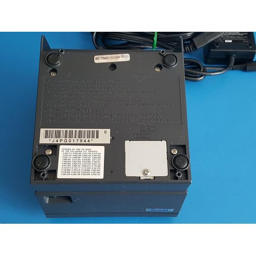엡손 Epson TM-T88IV Model M129H - Dark Gray POS Thermal Receipt Printer USB Port With Epson PS-180 Power Supply & 3 Rolls Of Receipt Paper -