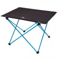 TRIWONDER Folding Camping Table, Ultralight Portable Roll-Up Oxford Cloth Collapsible Picnic Table for Outdoor, Camping, Hiking, BBQ, Picnic, Fishing