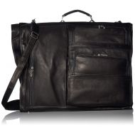 Piel Leather Executive Expandable Garment Bag, Chocolate, One Size
