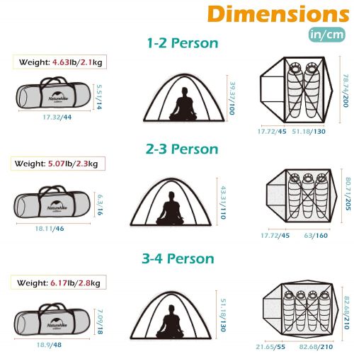  Azarxis 1 2 3 4 Person Man Tents 3 Season Easy Set Up Large Space Two Doors Waterproof Lightweight Professional Double Layer Aluminum for Family Backpacking Camping Hiking