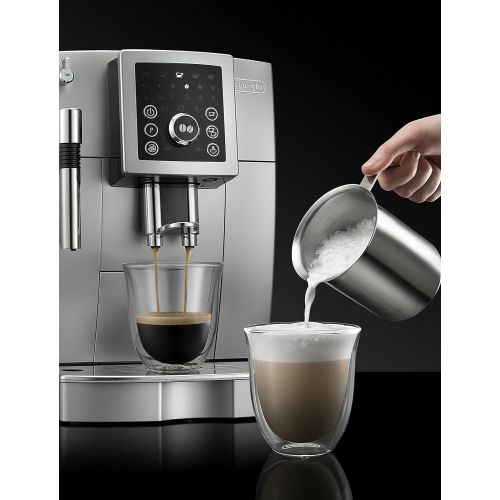 드롱기 DeLonghi Delonghi ECAM23210SB Super Automatic Coffee Machine, Silver