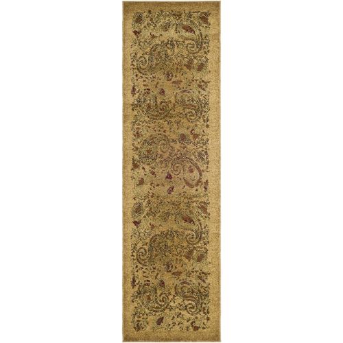  Safavieh Lyndhurst Collection LNH224A Traditional Paisley Beige and Multi Runner (23 x 14)