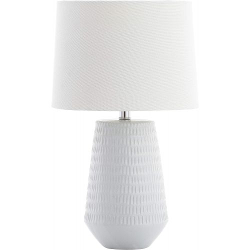  Safavieh TBL4087B Lighting Collection Stark Plated Silver Table Lamp