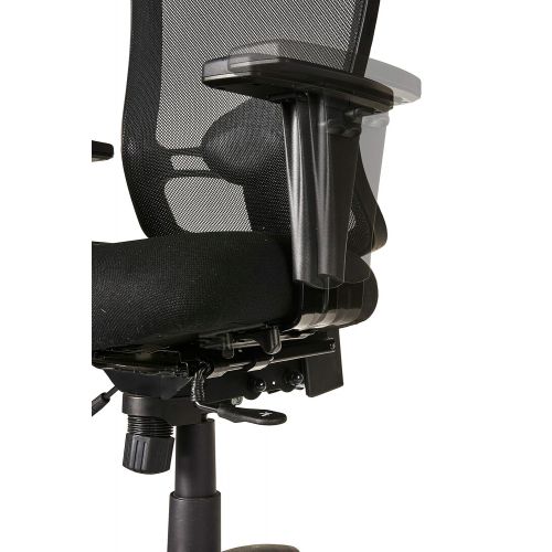  Modway Alera ALEET4017B Etros Series Mesh Mid-Back Petite Swivel/Tilt Chair, Black