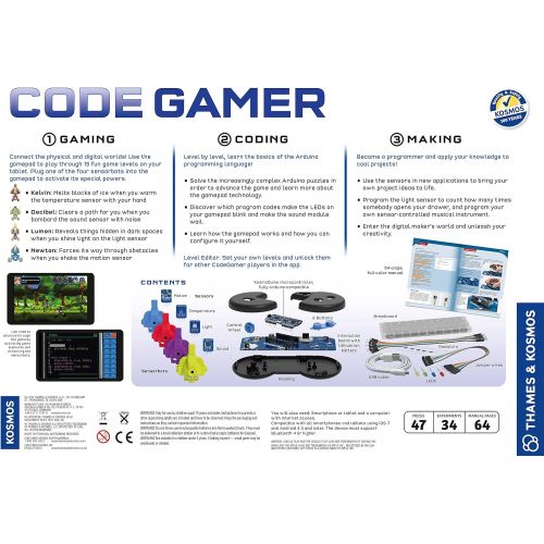  Thames & Kosmos Code Gamer Coding Workshop and Game (iOS and Android Compatible)