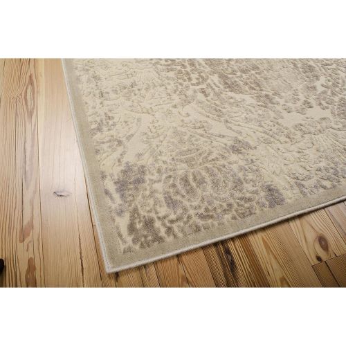  Rug Squared Corona Distressed Area Rug (CRA09), 7-Feet 9-Inches by 10-Feet 10-Inches, Ivory