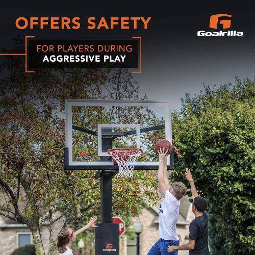  Goalrilla Deluxe Weatherproof Basketball Pole Pad for Ultimate Protection and Player Safety