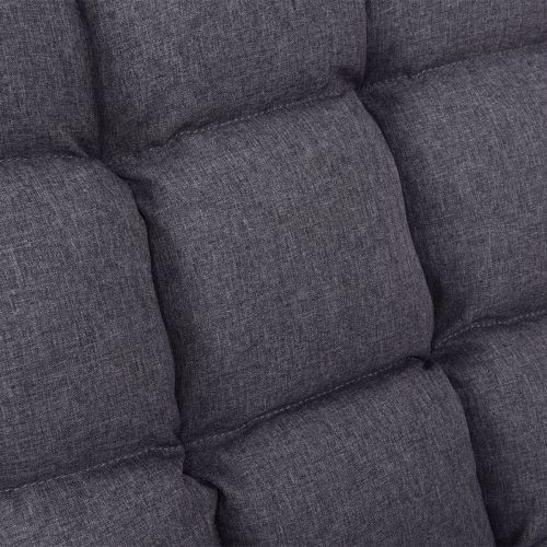  Arama-ix Floor Sofa Chair Gaming Cushioned 14-Position Adjustable Folding Lazy Recliner Dark Gray
