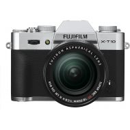 Fujifilm X-T10 Silver Mirrorless Digital Camera Kit with XF18-55mm F2.8-4.0 R LM OIS Lens