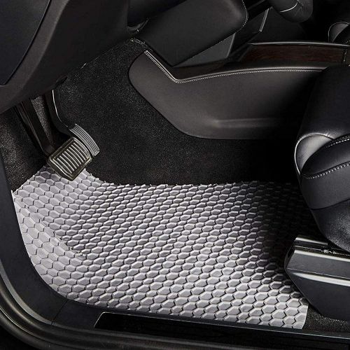  TOUGHPRO Floor Mat Accessories Set (Front Row + 2nd Row) Compatible with Honda HR-V - All Weather - Heavy Duty - (Made in USA) - Black Rubber - 2016, 2017, 2018, 2019, 2020