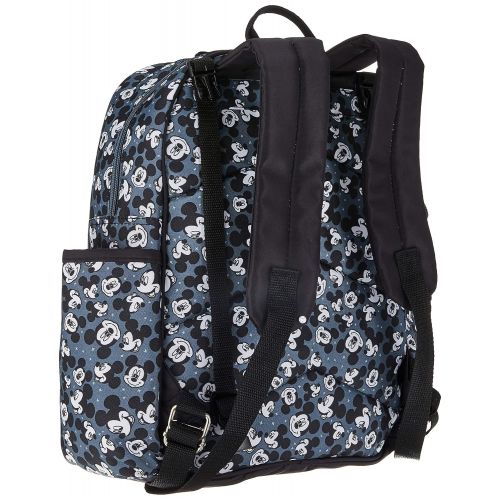 디즈니 Disney Mickey Mouse Toss Head Print Backpack Diaper Bag, Black (DB30373)
