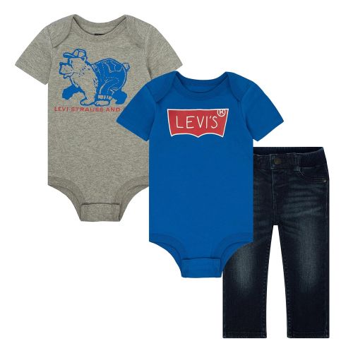 리바이스 Levi%27s Levis Baby Boys First 3-Piece Bodysuits and Leggings Box Set