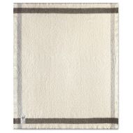 Woolrich Home Suffolk Stripe Blanket, 60 x 70, Natural Brown