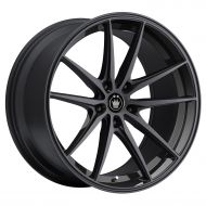 Konig OVERSTEER Gloss Black Wheel with Painted Finish (18 x 8. inches /5 x 114 mm, 45 mm Offset)