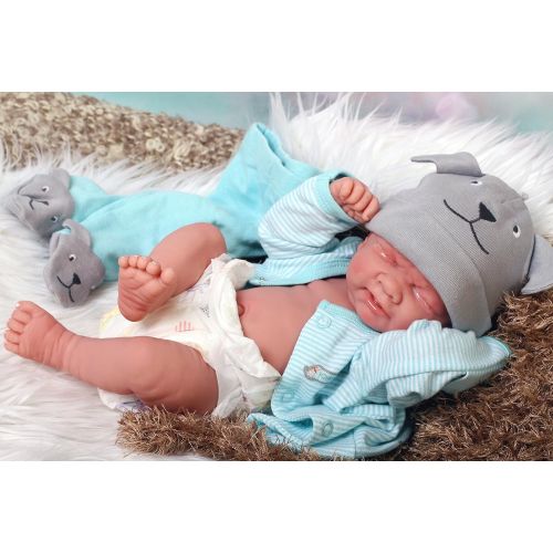  Doll-p Reborn Baby Twins Boy and Girl Preemie with Beautiful Accessories Anatomically Correct Washable...