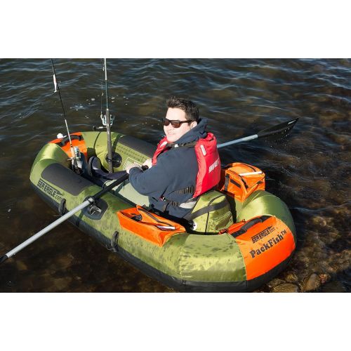 씨이글 Sea Eagle PF7K PackFish Inflatable Boat Deluxe Fishing Package