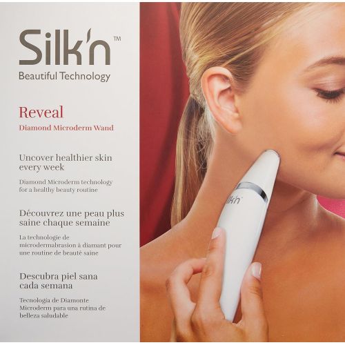  Silk’n Reveal - Diamond Microdermabrasion Machine with Gentle Exfoliation - Ideal Pore Cleanser and Blackhead Remover