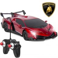 Best Choice Products 124 Officially Licensed RC Lamborghini Veneno Sport Racing Car W 27MHz Remote