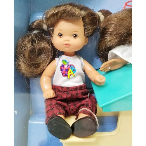 바비 Barbie Teacher doll playset with real sonds and 2 students - 1995