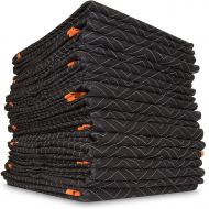 WEN 272812 72-Inch by 80-Inch Heavy Duty Padded Moving Blankets, 12 Pack