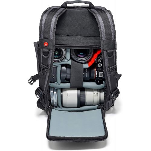  Visit the Manfrotto Store Manfrotto Manhattan Mover 30 Backpack for CSC, DSLR/Mirrorless Cameras, DJI Mavic Pro/Pro Platinum Drones, Gray