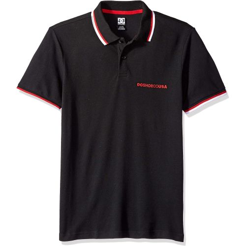  DC Mens Lakebay 2 Short Sleeve Polo Tee Shirt