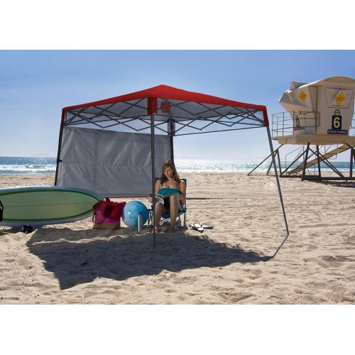  Quik Shade 7 x 7 Go Hybrid Pop-Up Compact and Lightweight Slant Leg Backpack Canopy
